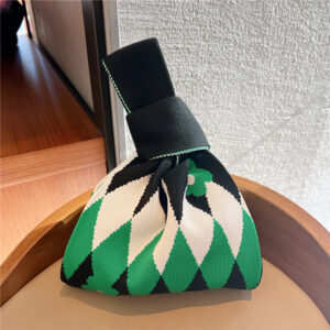 12 Double Row Diamond Flower Green / 21*33cm