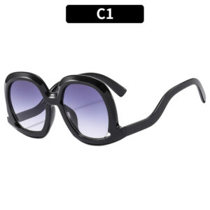 C1-black frame double Gray