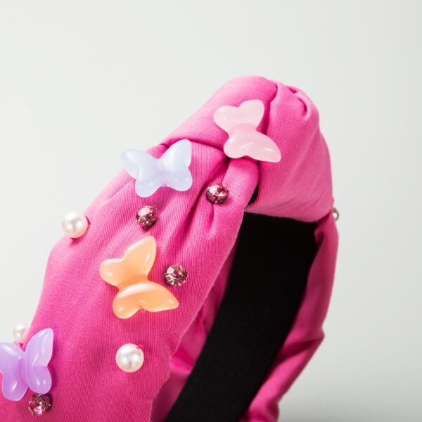 O1CN01yJ1U7n2LDsTwpJ2HM_2206398079659-0-cib Wholesale Resin Butterfly Accessory Diamond Pearl Knotted Headband