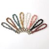 O1CN01yJjCuY1rUQ99bSfnA__997085634-0-cib Wholesale Metal Hand Braided Wrist Keychain DIY Accessories