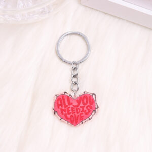 Letter love heart-Keychain