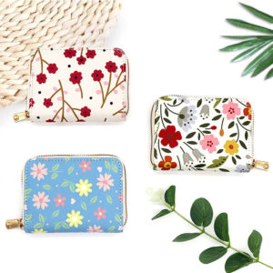 O1CN01yKepEt2DrFaxl6LSJ__2215699448662-0-cib Wholesale Ultra-thin Small Floral Card Clip PU Wallet