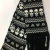Wholesale Knitted Jacquard Ghost Head Skull Scarves