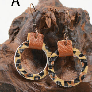 A coffee leopard print