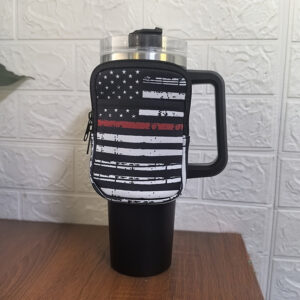 Red single stripe / Double pocket