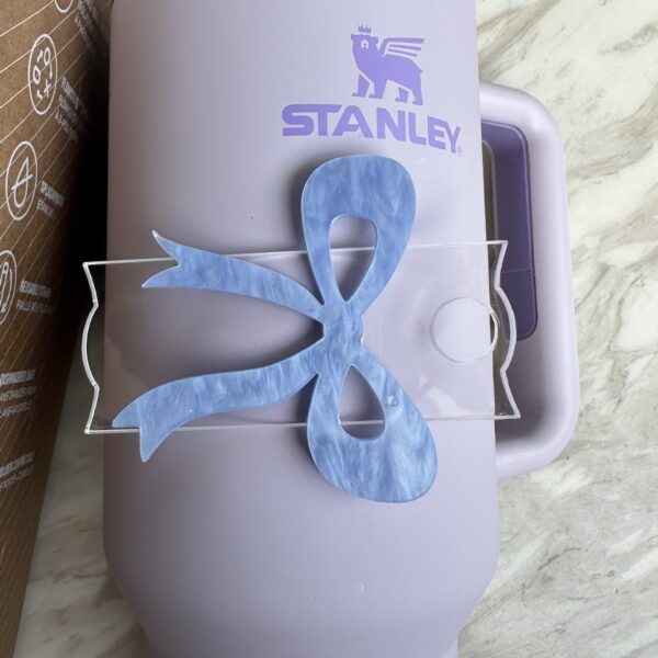 Wholesale Bow Water Ripple Tumbler Tag 40oz Ice Cup 2nd Generation Cup Lid Label