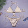 O1CN01yU6dOd1dbNbW4Yz9c_2201208973754-0-cib Wholesale Sequin Bikini Three-Piece Set Swimwear Polyester