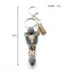 Wholesale Cartoon Bull Head Silicone Bead Keychain