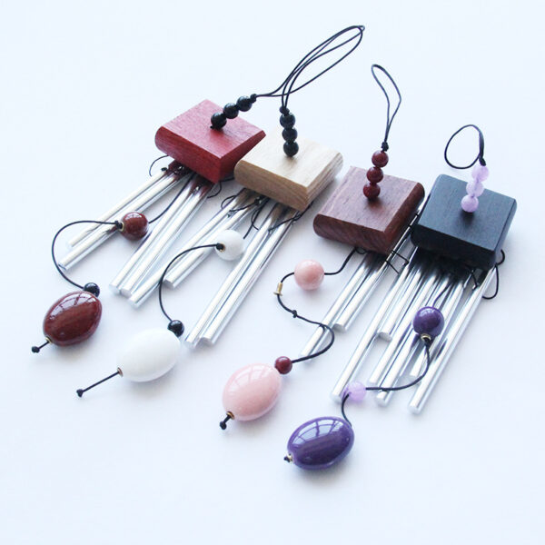 Wholesale Solid Aluminum Rod Metal Mini Wind Chime Decorative Pendant