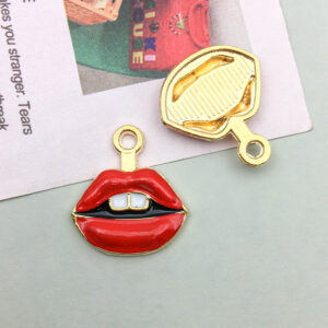 1 dripping oil opening mouth red 17*19mm-1.4g-12093