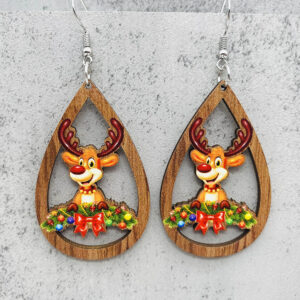 JE1113A / Wooden earrings