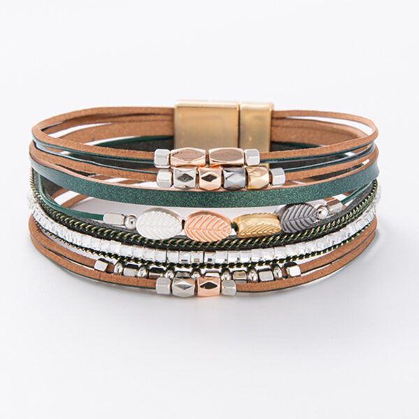 Wholesale Boho Leather Multi-layer Bracelet