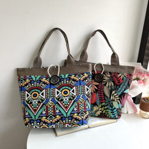 Wholesale Canvas Aztec Pattern Tote Bag