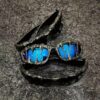 Wholesale Steampunk Fashion Trendy Personality Small Frame Shark Teeth Drop Gel Sunglasses