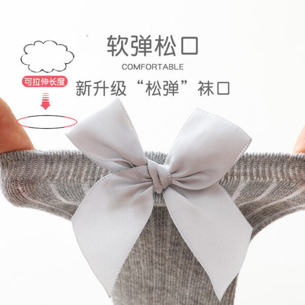 Wholesale Cotton Children's Bow Socks