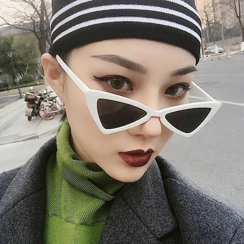 Wholesale PC Inverted Triangle Cat-eye Sunglasses