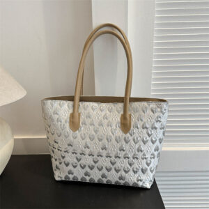 Wholesale Love Leather Large Capacity Tote Bag Handbag