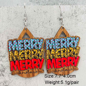 JE1113O / Wooden earrings