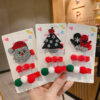 O1CN01yhuQZc1f6M0lLrDTj_2213322863957-0-cib Wholesale Christmas Tree Snowman Fabric Hairpins