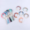 O1CN01yjaWFB1NrNf2l8Jtb_2214899881623-0-cib-2 Wholesale Silicone Beaded Tassel Wrist Keychain