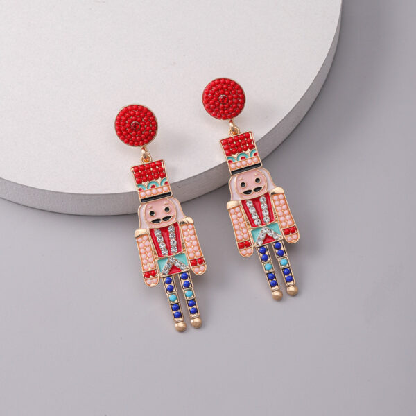 O1CN01ykk1yS2G5ZDiaTL9z_1904528964-0-cib Wholesale Soldier Alloy Oil Drop Diamond Rice Bead Earrings