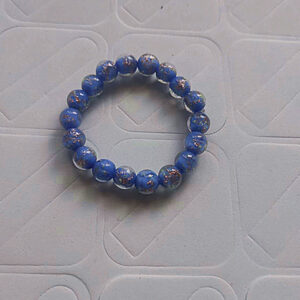 10MM porcelain blue glaze bracelet 18 PCs/piece
