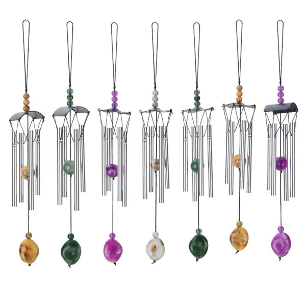 Wholesale Solid Aluminum Rod Metal Mini Wind Chime Decorative Pendant
