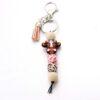 Wholesale Silicone Bead Tassel Keychain
