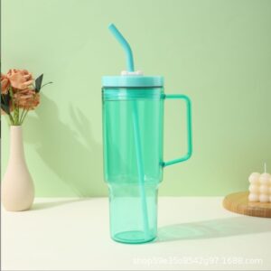 blue cup with blue lid / 40oz