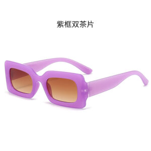As shown in the figure-can be customized color / Purple frame double tea