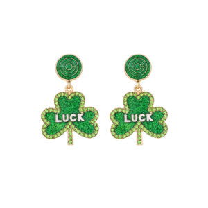 Green and white characters