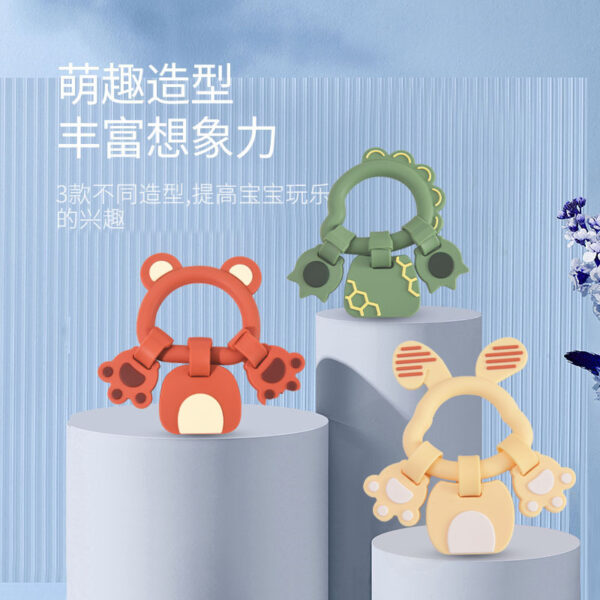 Wholesale Baby Bracelet Silicone Teething Stick Bear Rabbit Teether