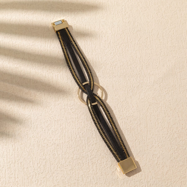 Wholesale Leather Multi-layered Bohemian Magnetic Bracelet