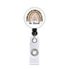 O1CN01yvf7gz1DSyG83StOR_971130216-0-cib Wholesale Badge Reels Acrylic Rainbow Mental Health Retractable Keychain