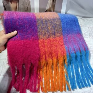 [orange blue] colorful large tassel / About 230