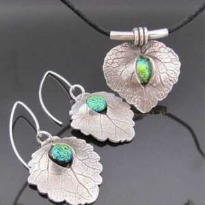 AER057 earrings + necklace