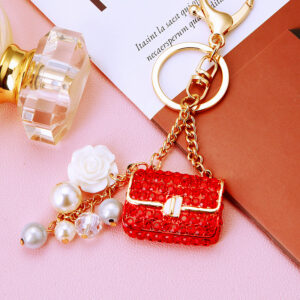 Pearl Small Satchel Red / Single OPP bag packaging