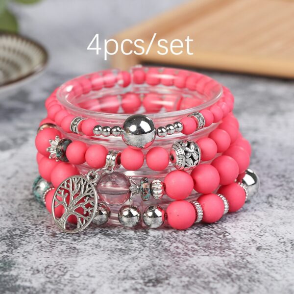 O1CN01yzp42Z1LkOdsqm7H0_2215904591337-0-cib Wholesale Life Tree Demon Eye Multi Layered Pendant Glass Elastic Bracelet