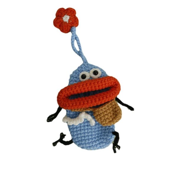 O1CN01z1cEJz1Bs2mEZMcCe_0-0-cib Wholesale Cartoon Cute Handwoven Sausage Mouth Coin Purse Keychain