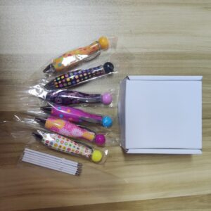 6 pieces in airplane box packaging + 6 replacement refills