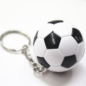 Black and white football 3.8cm buckle