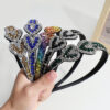 Wholesale Rhinestone Heart Headband Rhinestone