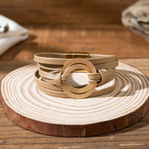 25120502-khaki / Leather