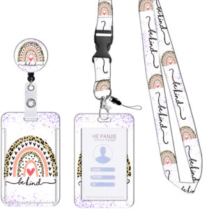 Sequin Leopard Card Holder