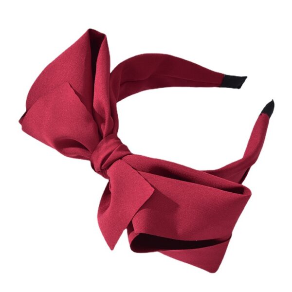 Wholesale French Style Black Big Bow Headband