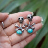 Wholesale Vintage Skull Bones Alloy Earrings