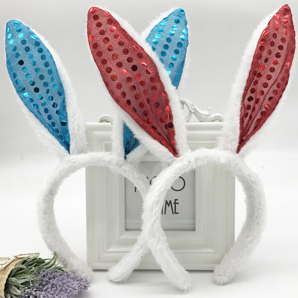 Wholesale Easter Plush Bunny Ears Headband