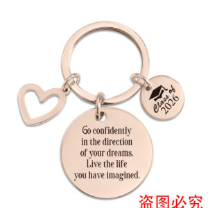 XYY022 Keychain Rose Gold