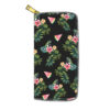 Wholesale Flower PU Long Zipper Wallet