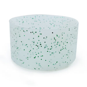 Small transparent flash green 7.5CM